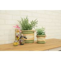 東谷 ファブリックプランター 約幅150×奥行150×高さ160mm ベージュ TTZ-521BE 1個（直送品）