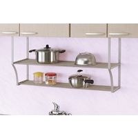 田窪工業所 キッチン収納棚 水切りパイプ棚 A2段 120cm PA2-120 1台