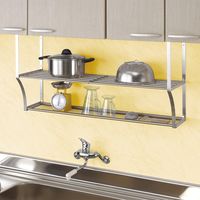 田窪工業所 水切棚 水切りネット付パイプ棚 ネジ止めタイプ 幅900×奥行250×高さ450mm DN2-90 1台（直送品）