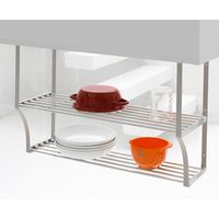 田窪工業所 キッチン収納棚 伸縮パイプ棚 TS2-90L 1台