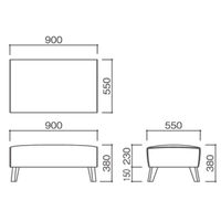 水上 休憩用ベンチビエナ背なし 黄 BR-VN-NON-MP-6 1個 62-0861-78（直送品）