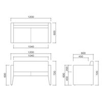 水上 休憩用ベンチリバーシ2P ピンク BR-RV-2P-MP-14 1個 62-0861-58（直送品）