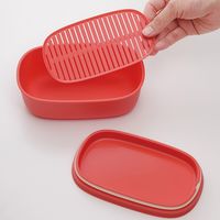 マーナ すのこランチボックス・NV K742NV 4個（直送品）