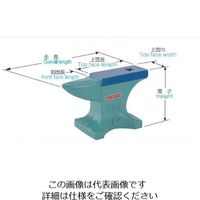 エスコ 210mm/ 5.0kg [鋳鉄製]アンビル EA525ZZ-12A 1個（直送品）
