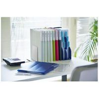 コクヨ クリヤーホルダーファイル<KaTaSu>(ワイド) フ-KCW5720LG 1セット(5冊)