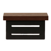 【アウトレット】【軒先渡し】【アウトレット】ヤマソロ シグノ スチールトイレットペーパーホルダー ブラウン 41-028 1個（直送品）