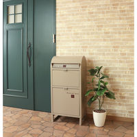 【軒先渡し】ヤマソロ Neville ネビル スタンドポスト 宅配ボックス アイボリー 幅450mm 1台（直送品）