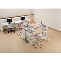 【組立設置込】コクヨ ココット ハイ スツールタイプ ステップ無 ナイロンキャスター ホワイト×ターコイズ CR-FG540E1GRT4-W 1脚（直送品）