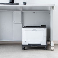 【アウトレット】サンワサプライ プリンタスタンド/台/ラック プリンタベース 幅400×奥行445×高さ78mm ブラック LPS-113BK 1個（直送品）