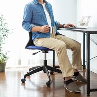 サンワサプライ オフィスチェア プラスチックシェルチェア 肘無し ブラック SNC-T156BL 1個（直送品）