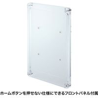 サンワサプライ 10.2iPadアクリルケース 第7世代 VESA100×100対応 クリア CR-LAIPAD14 1台（直送品）