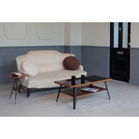 【軒先渡し】 あずま工芸 TOCOM カードル リビングテーブル 幅900×奥行500×高さ400mm ダークブラウン 1台（直送品）