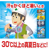 熱中対策 服の上から極寒スプレー 無香料 小林製薬 1本 330mL 冷却スプレー ひんやりグッズ 冷却用品  衣類冷却スプレー