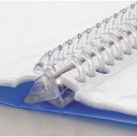 リヒトラブ AQUA DROPs クリヤーブック 交換式 A4S 30穴 15ポケット 赤 N-5010-3 1セット(2冊)