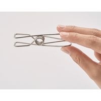 セーブ・インダストリー つまみやすいステンレス製ピンチ 厚手用 20個組 SV-6049 1個