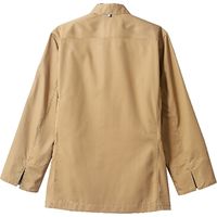 住商モンブラン コックコート 男女兼用 長袖 ベージュ×ブラウン BW6501-7_S（直送品）