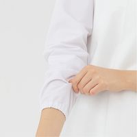 住商モンブラン ブルゾン 男女兼用 長袖 ホワイト 袖ゴム RS8723-2 1枚