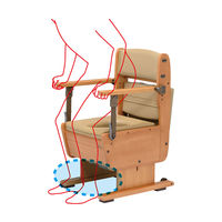 ウチヱ さわやかチェアPTN 8261 1台 62-9231-15（直送品）