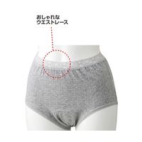 ケアファッション 婦人ショーツ グレー LL 38160-13 1枚 61-7378-11（直送品）