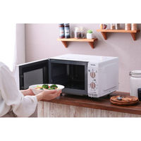 アイリスオーヤマ 電子レンジ 18Lフラットテーブル 50Hz IMB-F184WPG-5（509205）（直送品）