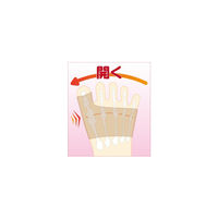 中山式産業 中山式外反母趾テーピングサポーター 左右兼用 2枚入 63-1939-52 1箱(2枚)（直送品）