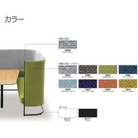 【組立設置込】コクヨ インフレーム ユーティリティスクリーンブース M 幅2810×奥行905×高さ1415mm SN-TUM14BGNL9NN 1台（直送品）
