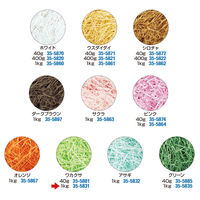 ササガワ 紙パッキン(緩衝材) 1kg ワカクサ 35-5831 1袋(1kg入)