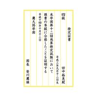 ササガワ 辞令用紙 縦書用 9-400 1箱(100枚入)