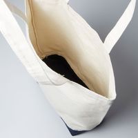 キャブ United Athle（ユナイテッドアスレ） 1460-01 トートバッグ ナチュラル/ブラック M 1包（10枚入）（直送品）