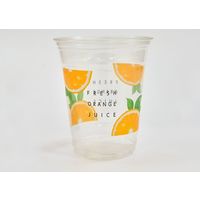 パックスタイル PETカップ 14oz-92φ オレンジ 本体 639514 1000枚（50×20）（直送品）