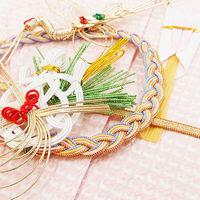 飾金封 梅花飾付 赤 梅花100 10個 エヒメ紙工（直送品）