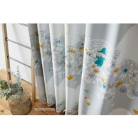 スミノエ 遮光カーテン ソフトメロディー 100×135cm ブルー 4549781237800 1枚