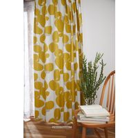 スミノエ 遮光カーテン ロックパターン 100×178cm イエロー 4549781237992 1枚