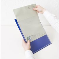 ナカバヤシ ワイドクリップボード シングルタイプ A4E型 ブルー QB-WA4E-BL 1個