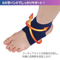 足首（膝）サポーター ソフラウルファーOA ネイビー L 037964 1セット(1枚×5) 竹虎