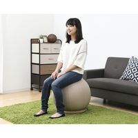 YAMAZEN バランススツール HBS-55(BE) 1台（直送品）