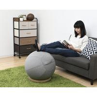 YAMAZEN バランススツール HBS-55(GY) 1台