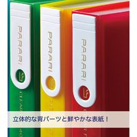 キングジム クリアーファイル パラリ（透明） 20P A4タテ 緑 192TPRミト 1セット（2冊）（直送品）