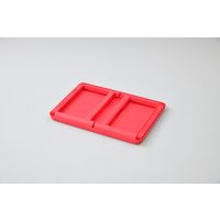 山善 YAMAZEN コンパクトフリーテーブル 幅630×奥行350×高さ250mm ローズレッド CFT-5035(RR) 1台（直送品）