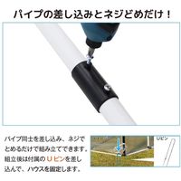 第一ビニール おてがるダイムハウス 2.3m×2.3m 4968438022642 1セット（直送品）