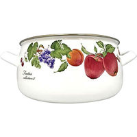 富士ホーロー フルータスコレクション2 ほうろう製 両手鍋 20cm FTC-20W 1個（直送品）