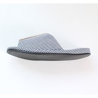 ストロング ブルーL ハニカムメッシュの外縫いスリッパ 10-4-831-09 1足