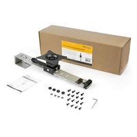 Startech.com パーティションパネル(間仕切り)用シングルモニターマウント 微調整機能付 34インチVESA対応 ARMCBCLB 1個