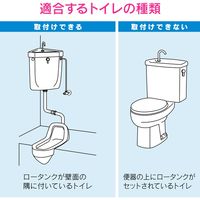 カクダイ ガオナ トイレ用レバーハンドル 隅付ロータンク用 (大小切替付 交換用 クローム) GA-NG015 1個（直送品）