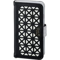 iPhoneケース　iPhone8/7/6S/6 Girlsi パンチング ブラック×ホワイト i7S-GI03 1個 サンクレスト（直送品）