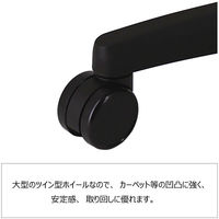 SEKI ボリュームクッションチェア ネイビー　可動肘付き　 1脚（2梱包）