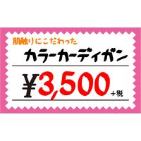 ササガワ ショーカード 小 ピンク枠￥入り 17-5173 1セット：250枚 【50枚袋入×5冊箱入】