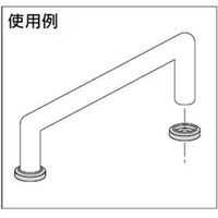 【機構部品・建築金物（ハンドル・取手・引手）】シブタニ 座金(ステンレス) EB-201-7 1個（直送品）