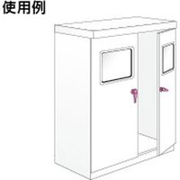 【機構部品・建築金物（ハンドル・取手・引手）】シブタニ 防水ハンドル EL-100S-1F 1個（直送品）