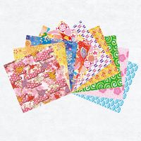 トーヨー 徳用和紙千代紙7.5cm きらめき 100枚入(10柄・各10枚入) 18036 1セット(1冊×10)